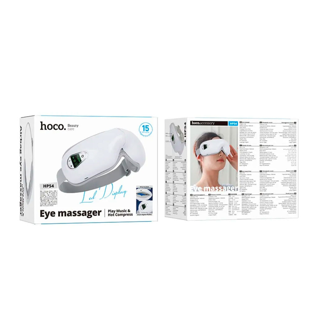 Масажер Hoco HP54 Airbag Eye, Білий - № 6 Масажер Hoco HP54 Airbag Eye, Білий - № 6