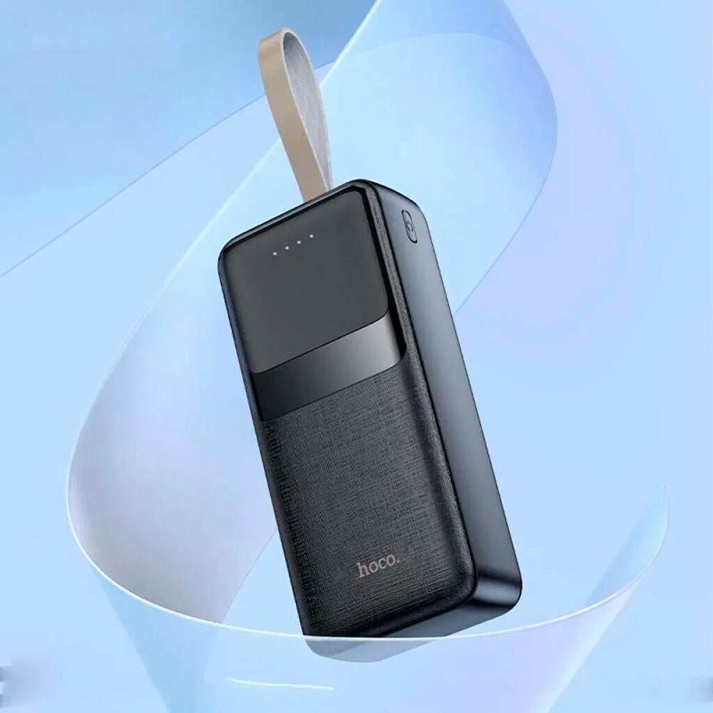 Портативная батарея (Power Bank) Hoco DB107 Mercurius, 30000 mAh, Черный - № 4 Портативная батарея (Power Bank) Hoco DB107 Mercurius, 30000 mAh, Черный - № 4