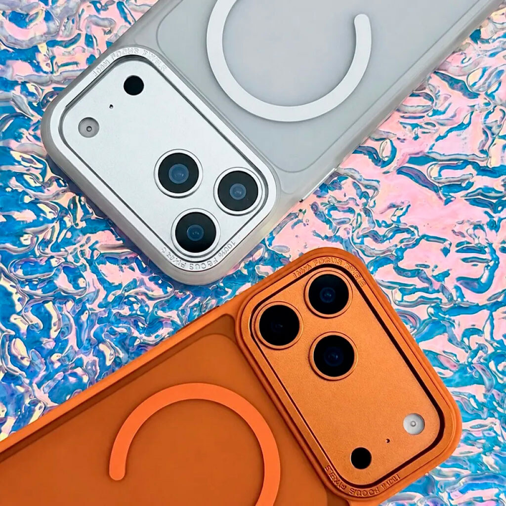 Чохол (накладка) Apple iPhone 16, Guard Matte, MagSafe, Помаранчевий - № 3 Чохол (накладка) Apple iPhone 16, Guard Matte, MagSafe, Помаранчевий - № 3