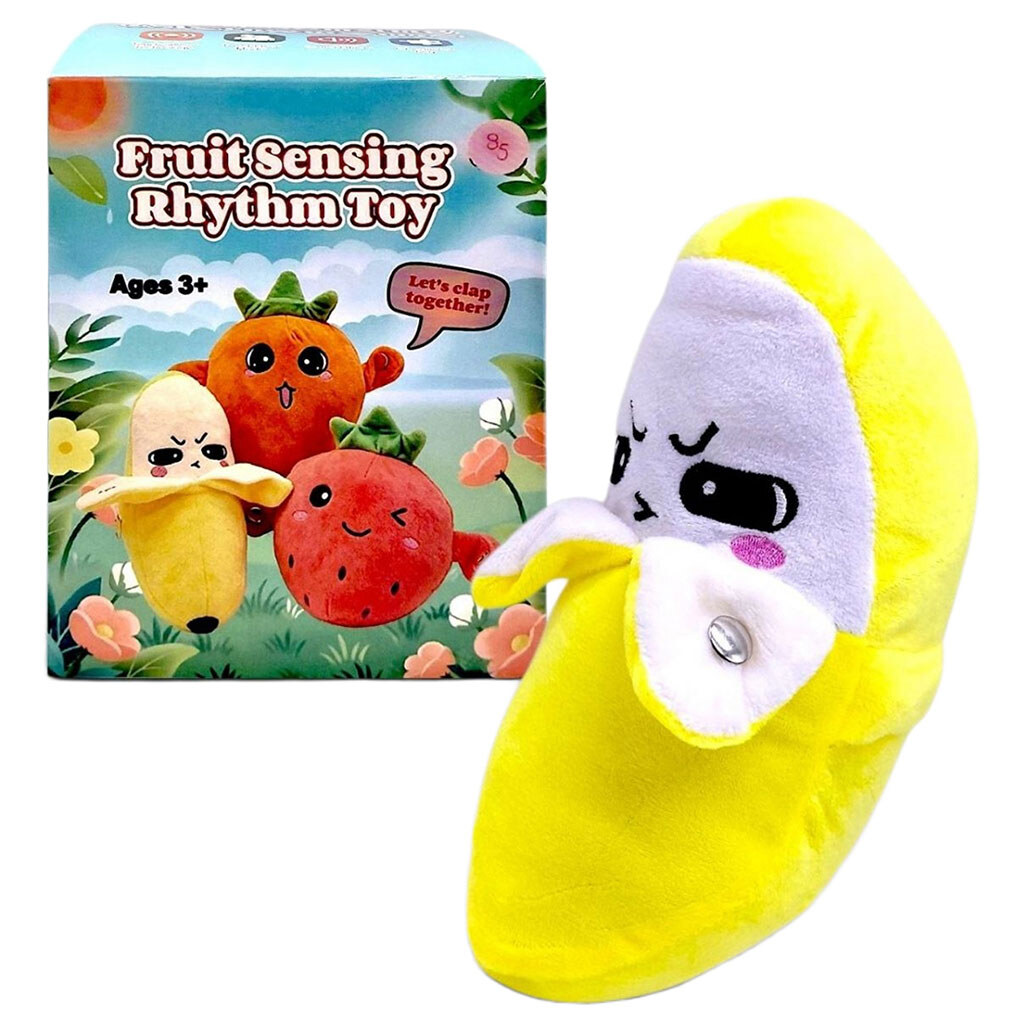 М'яка музична іграшка "Fruit sensing rhythm toy: Банан", Mic - № 2 М'яка музична іграшка "Fruit sensing rhythm toy: Банан", Mic - № 2
