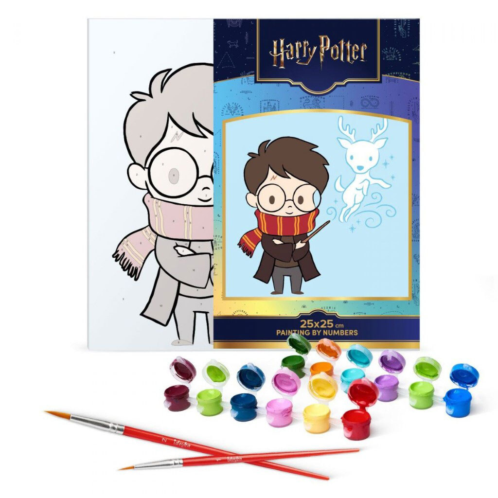 Набор для росписи по номерам для детей WB "Harry Potter: Милый Патронус", 25х25см, Ідейка - № 2 Набор для росписи по номерам для детей WB "Harry Potter: Милый Патронус", 25х25см, Ідейка - № 2