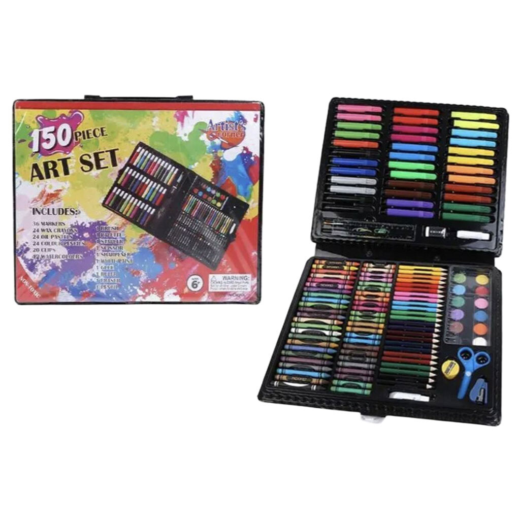 Набір для творчості "Artistic Set", 150 предметів, Artistʼs Corner - № 2 Набір для творчості "Artistic Set", 150 предметів, Artistʼs Corner - № 2