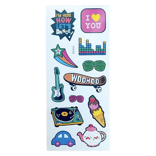 Наклейки дизайн "Stickers", набір 6 шт., Malevaro - № 4 Наклейки дизайн "Stickers", набір 6 шт., Malevaro - № 4