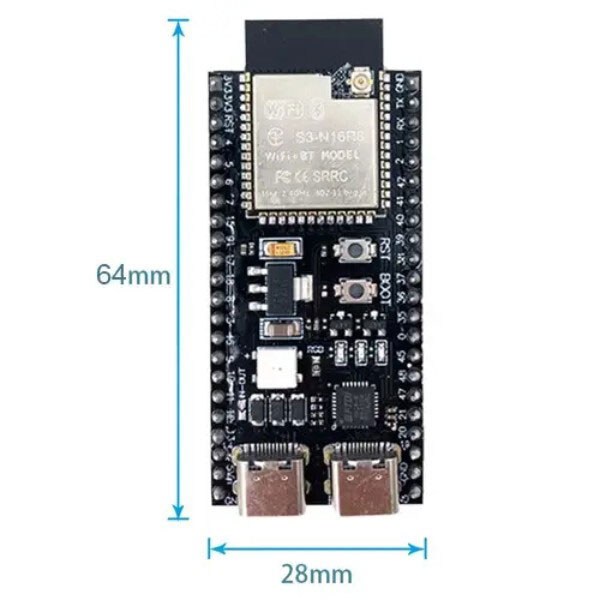 Плата розробника ESP32-S3 - № 4 Плата розробника ESP32-S3 - № 4