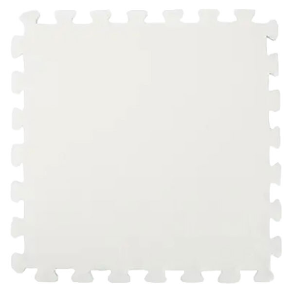 Килимок-пазл плюшевий підлоговий, 30x30см, Білий - № 1 Килимок-пазл плюшевий підлоговий, 30x30см, Білий - № 1