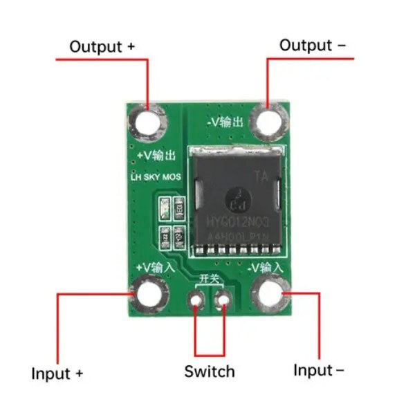 Модуль MOSFET-переключателя HYG012N03 - № 4 Модуль MOSFET-переключателя HYG012N03 - № 4