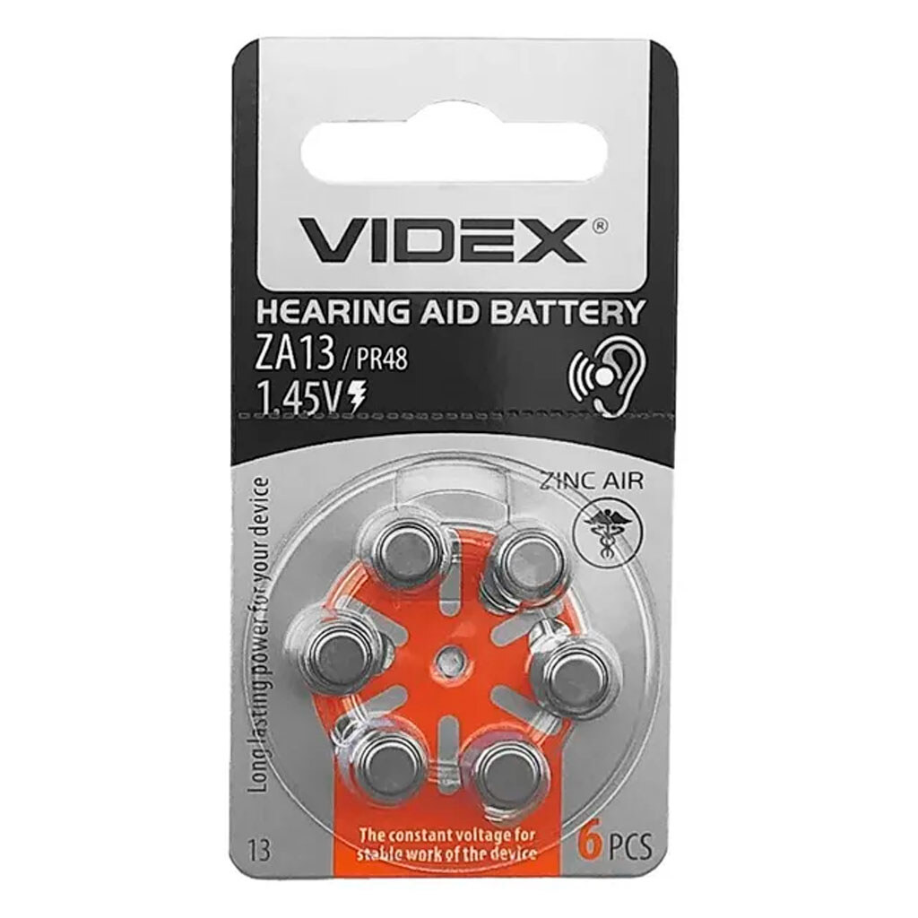 Батарейка Videx PR-48/ZA13/V13 - № 1 Батарейка Videx PR-48/ZA13/V13 - № 1