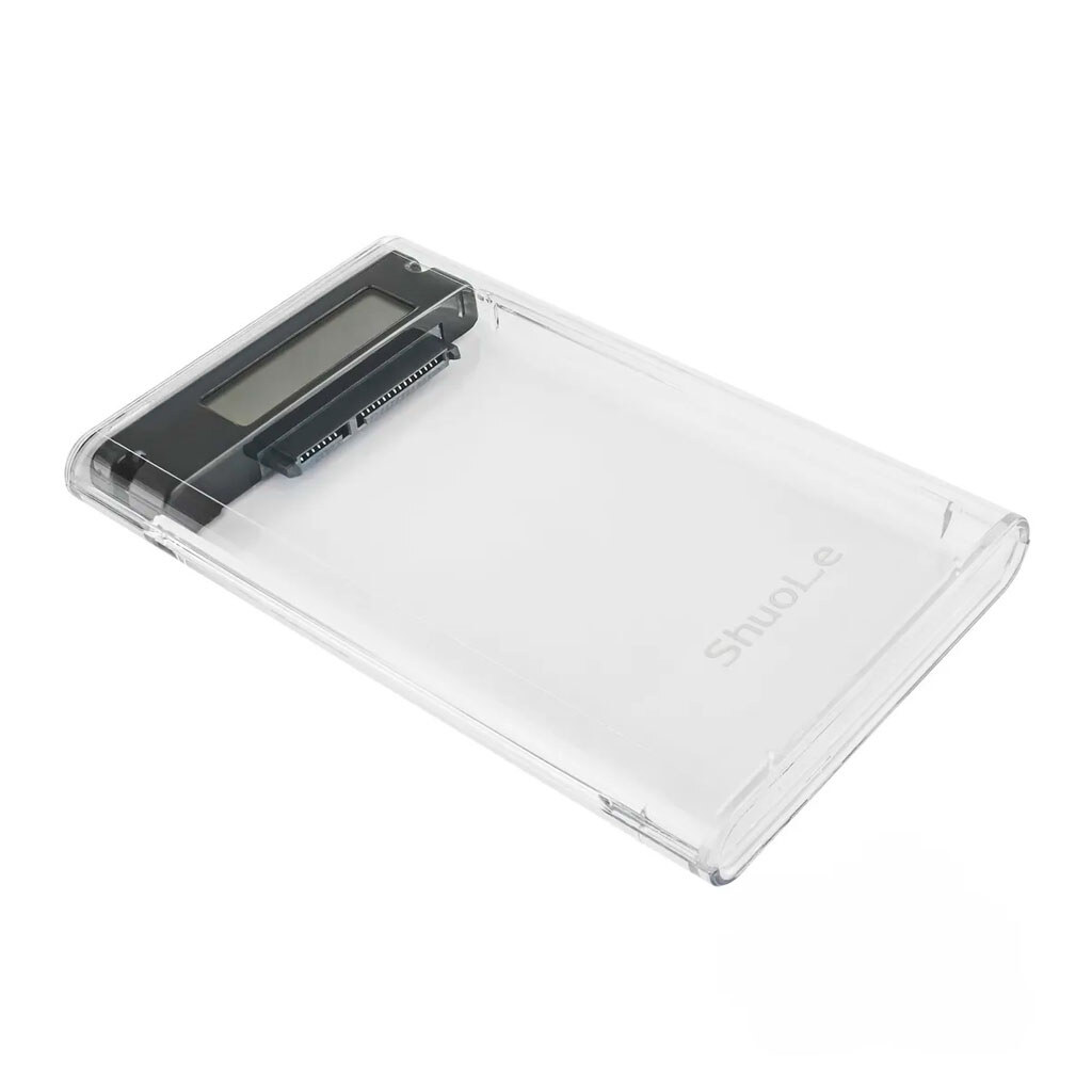 Зовнішня кишеня USB для HDD/SSD Shuole U25TY31-P-B, Чорний - № 1 Зовнішня кишеня USB для HDD/SSD Shuole U25TY31-P-B, Чорний - № 1