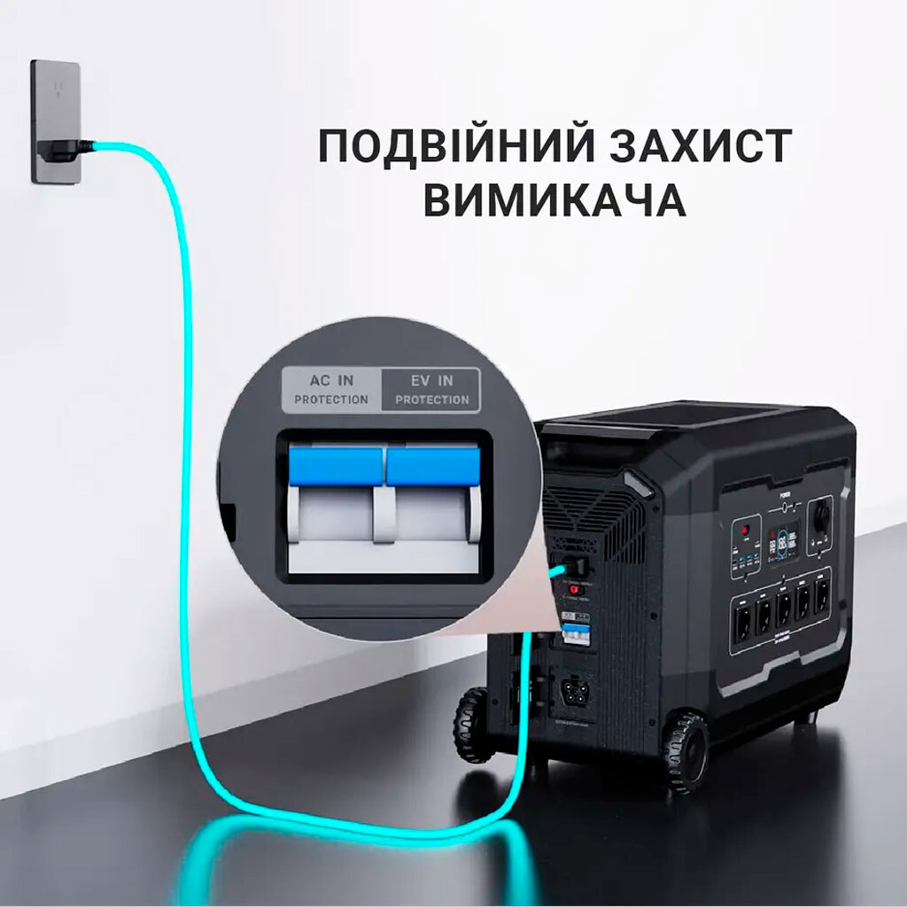 Портативна зарядна станція S3 3600W, Чорний - № 3 Портативна зарядна станція S3 3600W, Чорний - № 3