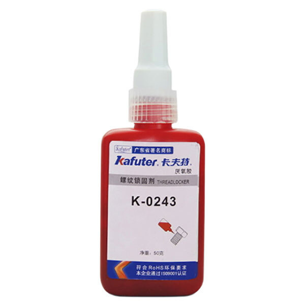 Резьбовой анаэробный фиксатор Kafuter K-0243, Синий - № 1 Резьбовой анаэробный фиксатор Kafuter K-0243, Синий - № 1