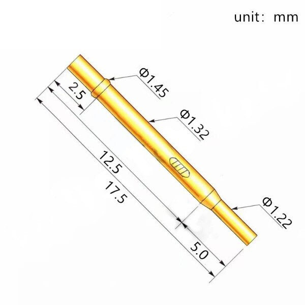 Держатель контакта Pogo Pin R75-2C - № 2 Держатель контакта Pogo Pin R75-2C - № 2