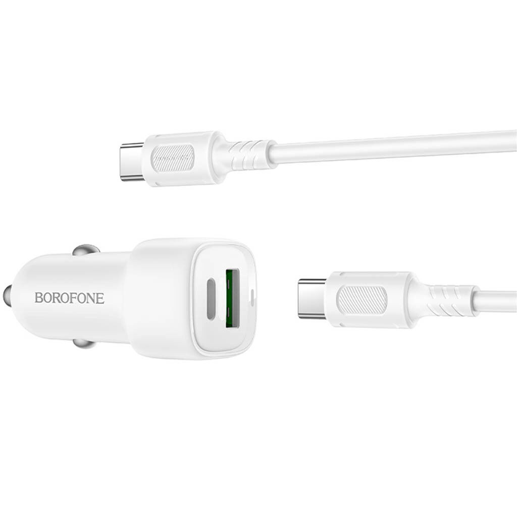 АЗУ Borofone BZ34B Cloud, Type-C, З кабелем, Білий - № 3 АЗУ Borofone BZ34B Cloud, Type-C, З кабелем, Білий - № 3