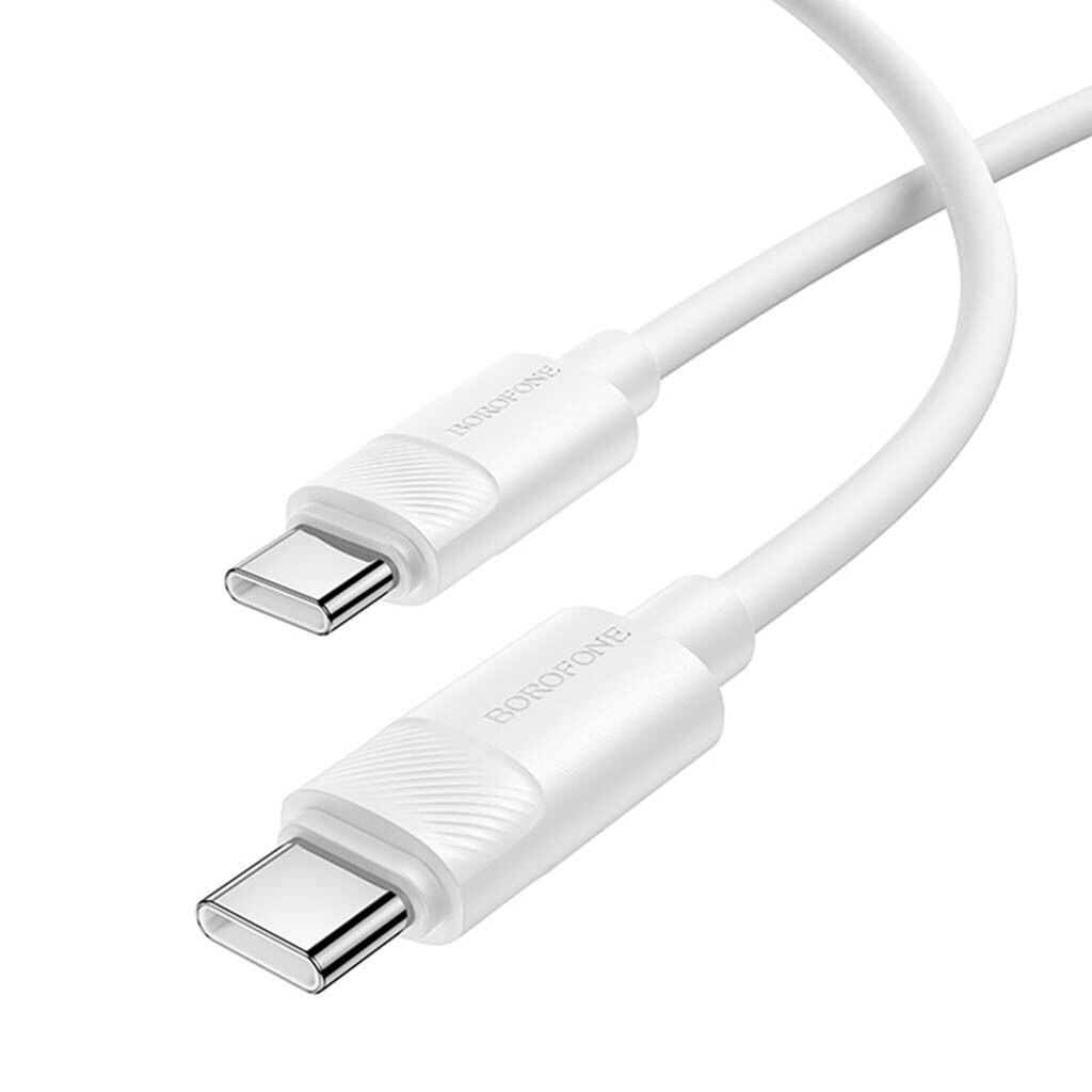 USB кабель Borofone BX123 Leya, Type-C, 1.0 м., Белый - № 3 USB кабель Borofone BX123 Leya, Type-C, 1.0 м., Белый - № 3