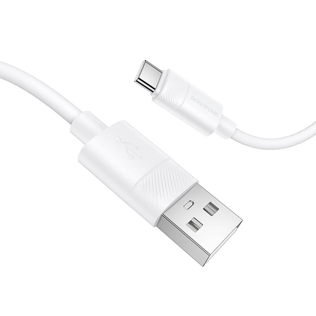USB кабель Borofone BX123 Leya, Type-C, 1.0 м., Білий - № 2 USB кабель Borofone BX123 Leya, Type-C, 1.0 м., Білий - № 2