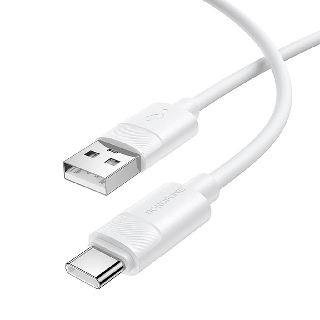 USB кабель Borofone BX123 Leya, Type-C, 1.0 м., Білий - № 3 USB кабель Borofone BX123 Leya, Type-C, 1.0 м., Білий - № 3