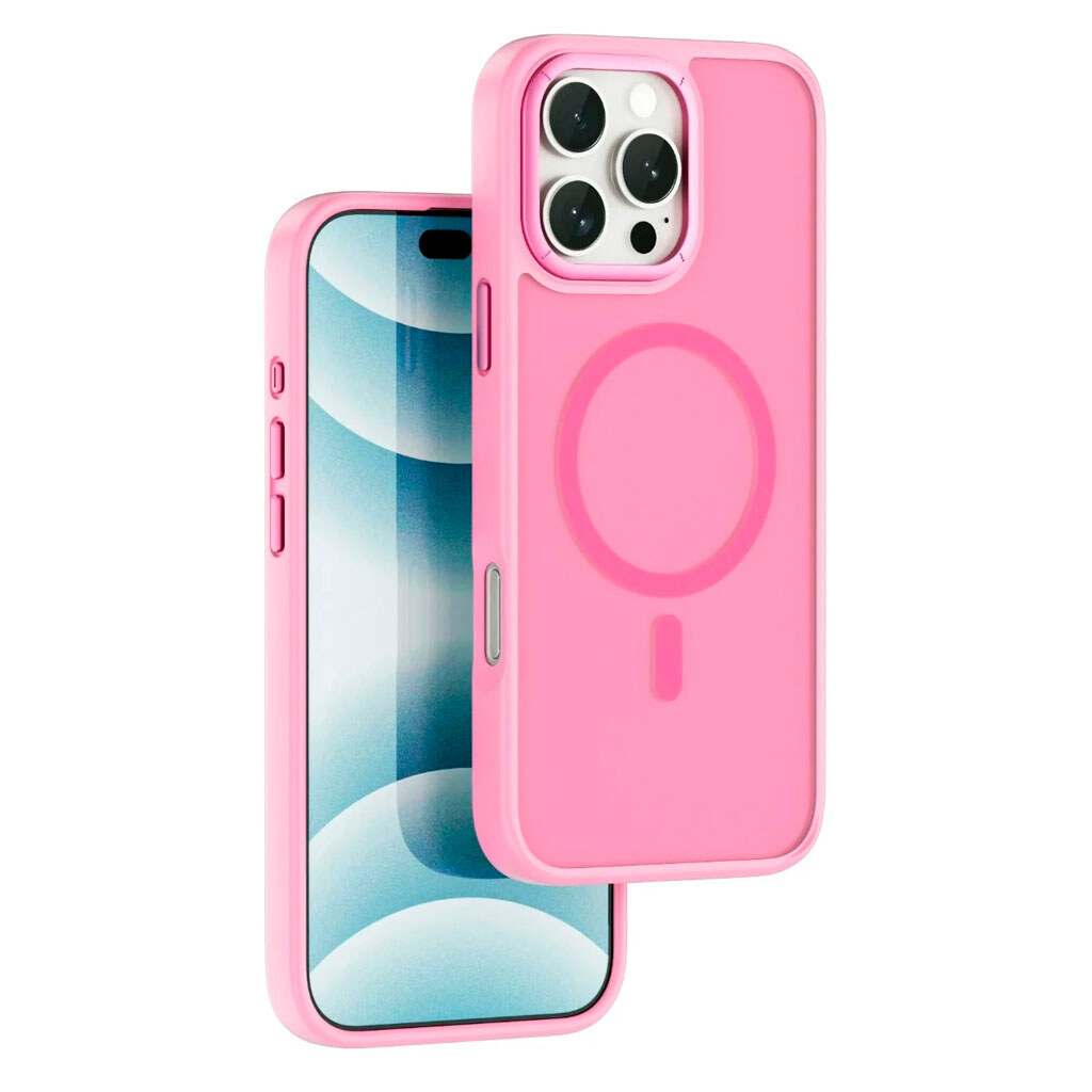 Чехол (накладка) Apple iPhone 16 Pro Max, Wiwu Armor Pro, MagSafe, Розовый - № 1 Чехол (накладка) Apple iPhone 16 Pro Max, Wiwu Armor Pro, MagSafe, Розовый - № 1