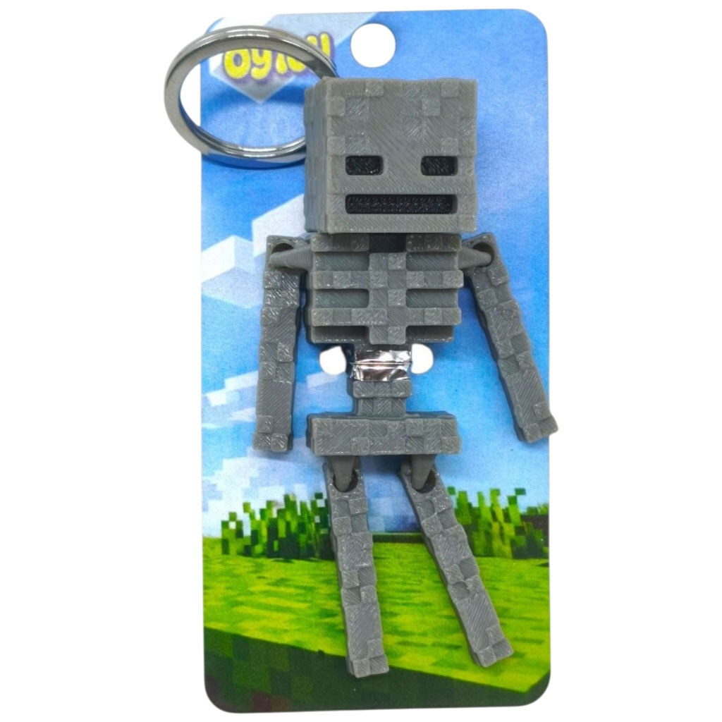 3D Брелок "Minecraft Skeleton / Скелет", OYTOY - № 1 3D Брелок "Minecraft Skeleton / Скелет", OYTOY - № 1