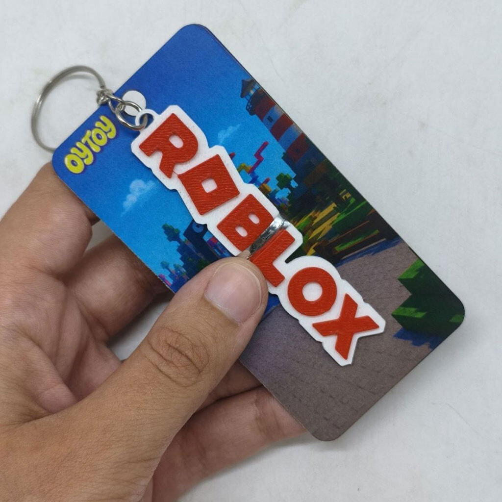 3D Брелок "Roblox Logo / Надпись Roblox Keychain", OYTOY - № 2 3D Брелок "Roblox Logo / Надпись Roblox Keychain", OYTOY - № 2