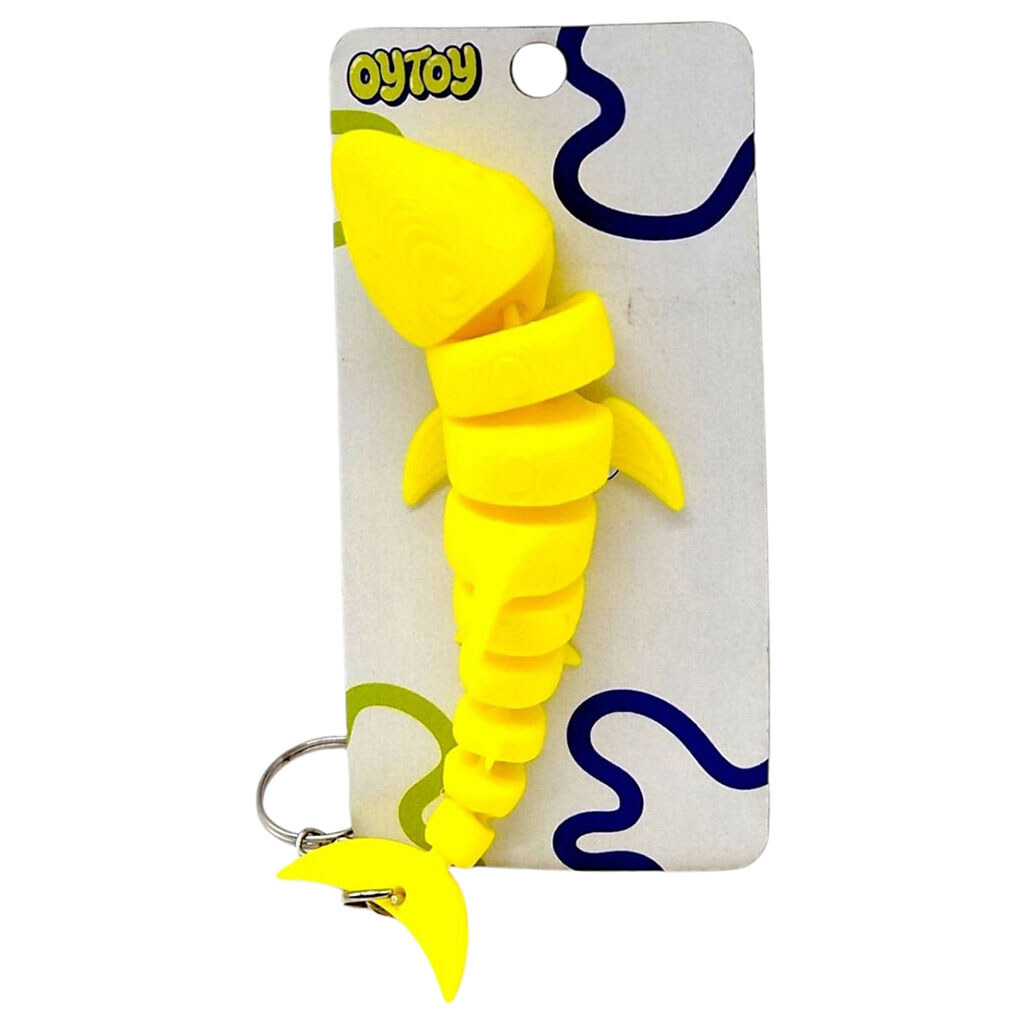 Брелок "Flexi Shark / Акула Keychain", 3D друк, мікс видів, OYTOY - № 1 Брелок "Flexi Shark / Акула Keychain", 3D друк, мікс видів, OYTOY - № 1