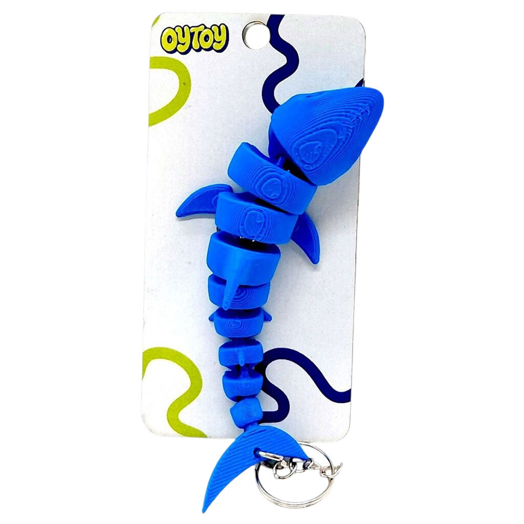 Брелок "Flexi Shark / Акула Keychain", 3D друк, мікс видів, OYTOY - № 2 Брелок "Flexi Shark / Акула Keychain", 3D друк, мікс видів, OYTOY - № 2