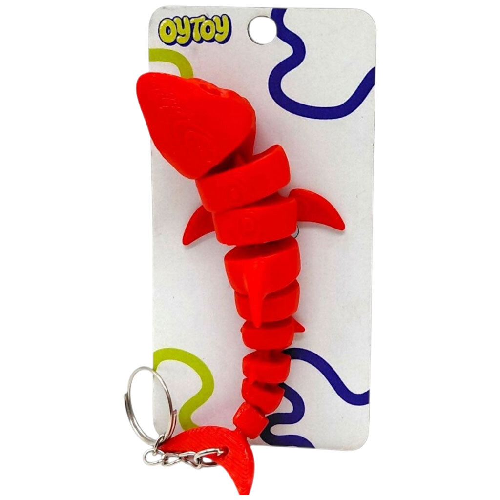 Брелок "Flexi Shark / Акула Keychain", 3D друк, мікс видів, OYTOY - № 3 Брелок "Flexi Shark / Акула Keychain", 3D друк, мікс видів, OYTOY - № 3