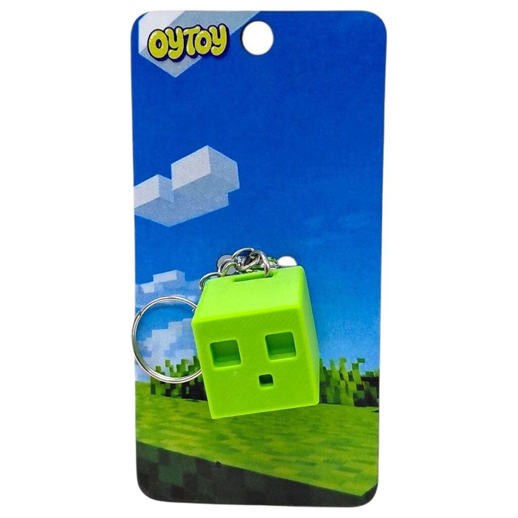 Брелок "Minecraft Slime / Слизень Keychain", 3D печать, OYTOY - № 1 Брелок "Minecraft Slime / Слизень Keychain", 3D печать, OYTOY - № 1