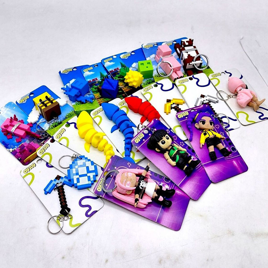 Брелок "Roblox Blueberry / Черника GaG Keychain", 3D печать, OYTOY - № 2 Брелок "Roblox Blueberry / Черника GaG Keychain", 3D печать, OYTOY - № 2