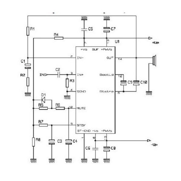 Радиоконструктор ПНЧ 1х140Вт TDA7293 K207.1 - № 2 Радиоконструктор ПНЧ 1х140Вт TDA7293 K207.1 - № 2