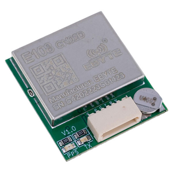 Супутникове позиціонування Ebyte E108-GN02D UART (BDS GPS GLONASS GALILEO QZSS SBAS 10Hz) - № 1 Супутникове позиціонування Ebyte E108-GN02D UART (BDS GPS GLONASS GALILEO QZSS SBAS 10Hz) - № 1
