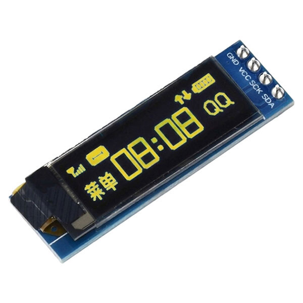 OLED дисплей 0.91" I2C 128x32mm - № 1 OLED дисплей 0.91" I2C 128x32mm - № 1