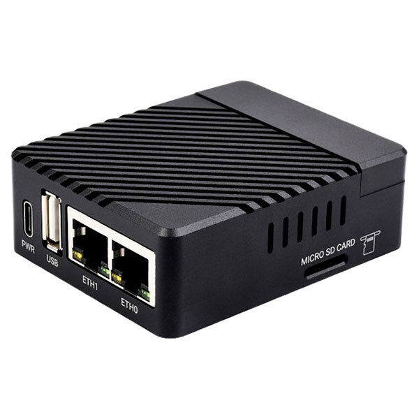 Набор для сборки мини-компьютера на Raspberry Pi CM4 с двумя Ethernet 1G портами, корпусом и охлаждением - № 2 Набор для сборки мини-компьютера на Raspberry Pi CM4 с двумя Ethernet 1G портами, корпусом и охлаждением - № 2