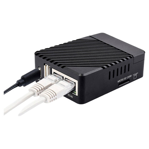 Набор для сборки мини-компьютера на Raspberry Pi CM4 с двумя Ethernet 1G портами, корпусом и охлаждением - № 8 Набор для сборки мини-компьютера на Raspberry Pi CM4 с двумя Ethernet 1G портами, корпусом и охлаждением - № 8