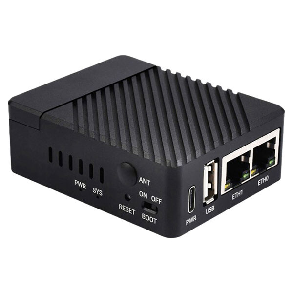 Набор для сборки мини-компьютера на Raspberry Pi CM4 с двумя Ethernet 1G портами, корпусом и охлаждением - № 9 Набор для сборки мини-компьютера на Raspberry Pi CM4 с двумя Ethernet 1G портами, корпусом и охлаждением - № 9