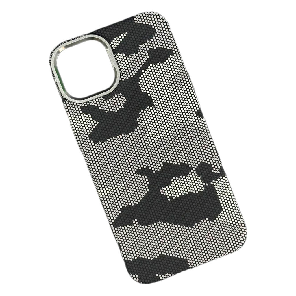 Чехол (накладка) Apple iPhone 13 Pro, Elite Carbon Matte Box, MagSafe, Steel Camo, Рисунок - № 1 Чехол (накладка) Apple iPhone 13 Pro, Elite Carbon Matte Box, MagSafe, Steel Camo, Рисунок - № 1