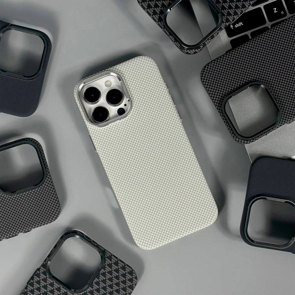Чехол (накладка) Apple iPhone 13, Elite Carbon Matte Box, MagSafe, Steel Camo, Рисунок - № 6 Чехол (накладка) Apple iPhone 13, Elite Carbon Matte Box, MagSafe, Steel Camo, Рисунок - № 6