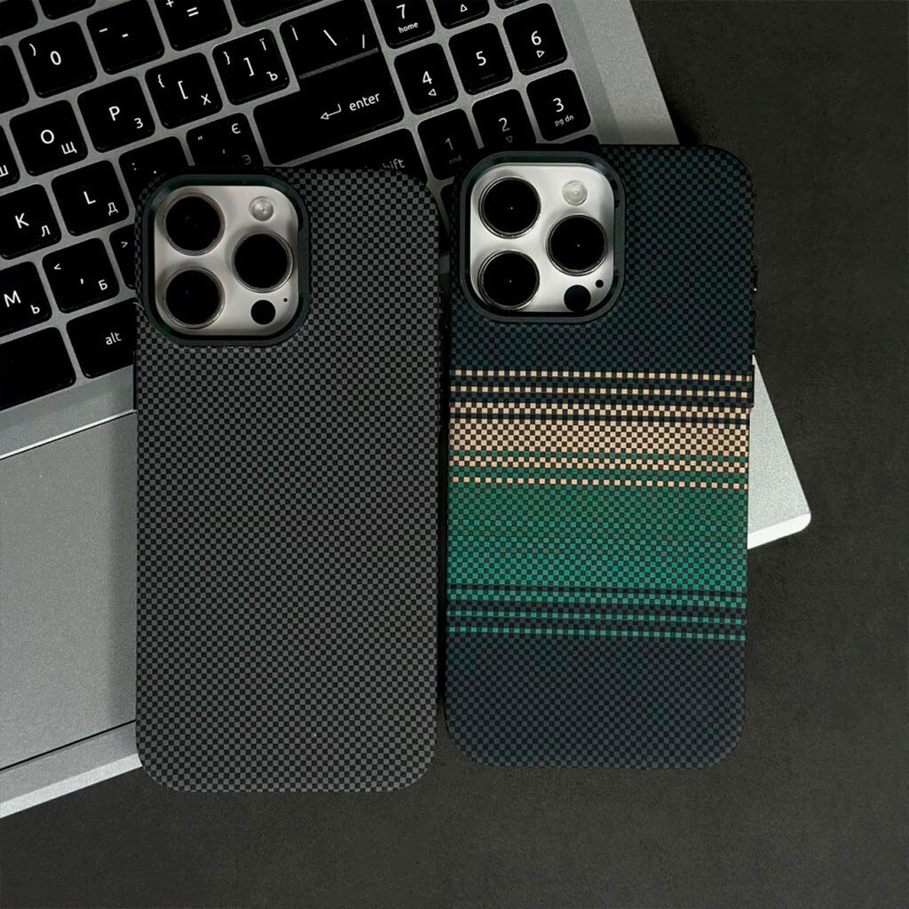 Чохол (накладка) Apple iPhone 15 Pro, Elite Carbon Matte Box, Steel Camo, MagSafe, Малюнок - № 7 Чохол (накладка) Apple iPhone 15 Pro, Elite Carbon Matte Box, Steel Camo, MagSafe, Малюнок - № 7