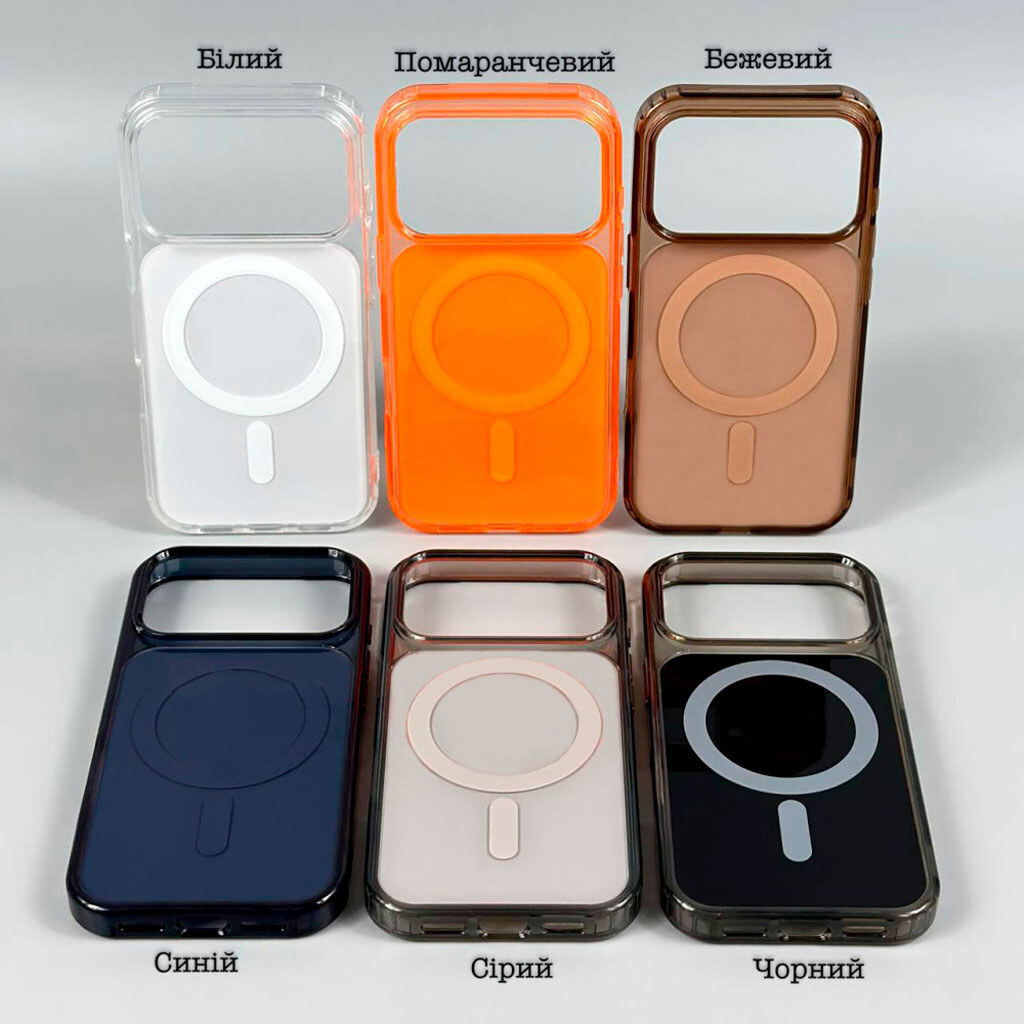 Чехол (накладка) Samsung A276 Galaxy A27, Glow Color, MagSafe, Синий - № 7 Чехол (накладка) Samsung A276 Galaxy A27, Glow Color, MagSafe, Синий - № 7