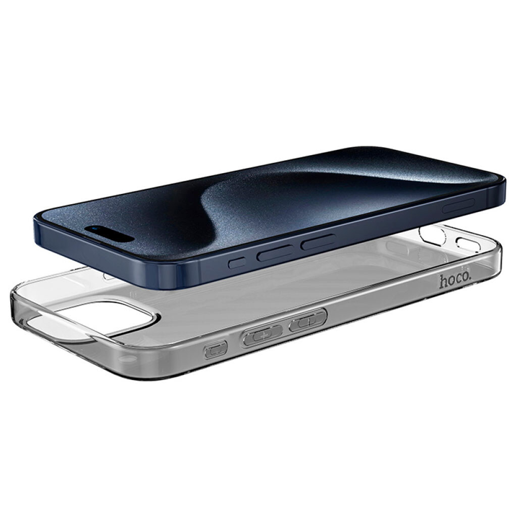 Чохол (накладка) Apple iPhone 17 Pro, Hoco Light Series, Прозорий - № 3 Чохол (накладка) Apple iPhone 17 Pro, Hoco Light Series, Прозорий - № 3