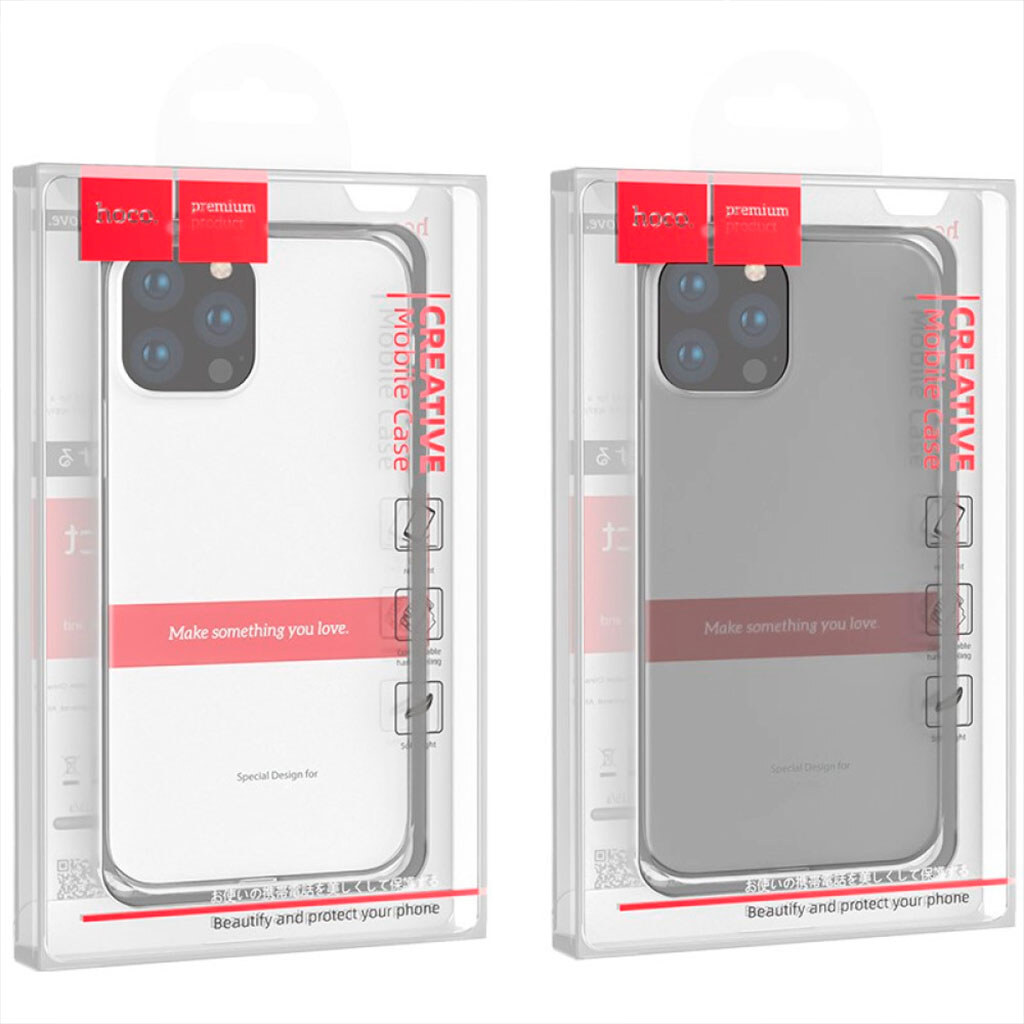 Чохол (накладка) Apple iPhone 17 Pro, Hoco Light Series, Прозорий - № 8 Чохол (накладка) Apple iPhone 17 Pro, Hoco Light Series, Прозорий - № 8