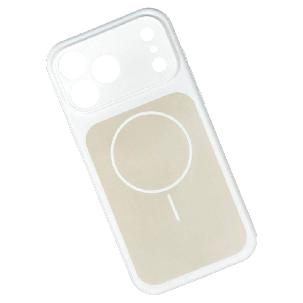 Чехол (накладка) Apple iPhone 17, Silicone Case Vision, MagSafe, Белый - № 1 Чехол (накладка) Apple iPhone 17, Silicone Case Vision, MagSafe, Белый - № 1
