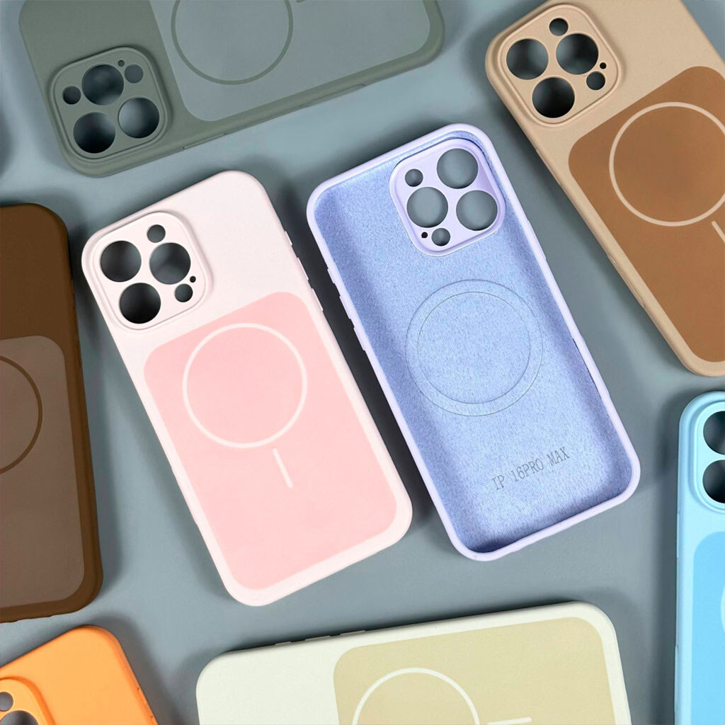 Чехол (накладка) Apple iPhone 17, Silicone Case Vision, MagSafe, Белый - № 2 Чехол (накладка) Apple iPhone 17, Silicone Case Vision, MagSafe, Белый - № 2