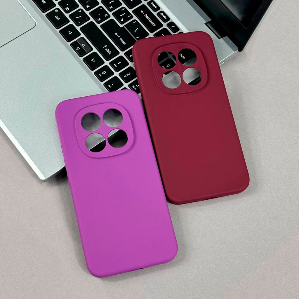 Чохол (накладка) Xiaomi Poco C81 / Redmi A7 Pro, Original Soft Case, Dark Grey, Сірий - № 4 Чохол (накладка) Xiaomi Poco C81 / Redmi A7 Pro, Original Soft Case, Dark Grey, Сірий - № 4