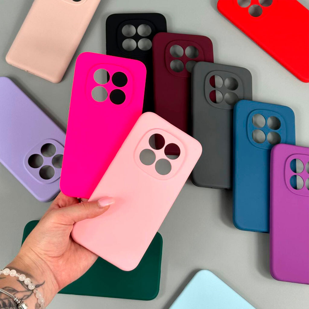 Чохол (накладка) Xiaomi Poco C81 / Redmi A7 Pro, Original Soft Case, Dark Grey, Сірий - № 7 Чохол (накладка) Xiaomi Poco C81 / Redmi A7 Pro, Original Soft Case, Dark Grey, Сірий - № 7