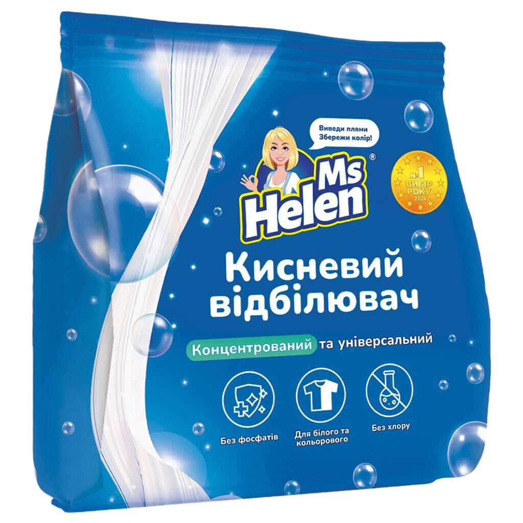 Відбілювач для тканин кисневий Ms Helen, 430 г - № 3 Відбілювач для тканин кисневий Ms Helen, 430 г - № 3