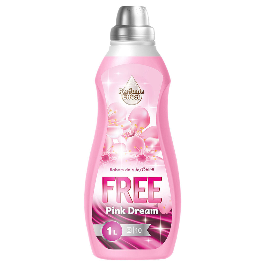 Кондиционер для белья FREE "Pink Dreams", 1 л - № 1 Кондиционер для белья FREE "Pink Dreams", 1 л - № 1