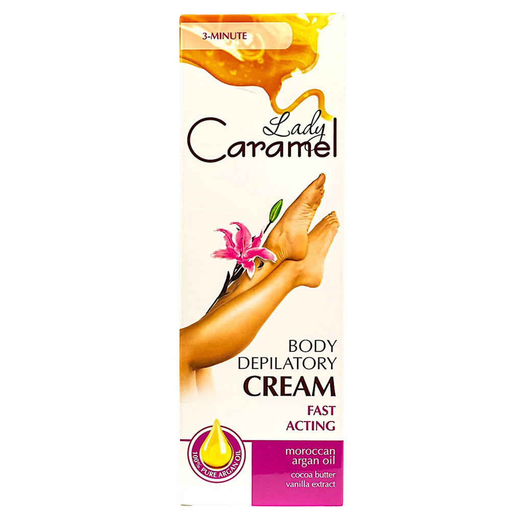 Крем для депіляції тіла Caramel "Швидкодіючий", 3хв, 100 мл - № 2 Крем для депіляції тіла Caramel "Швидкодіючий", 3хв, 100 мл - № 2