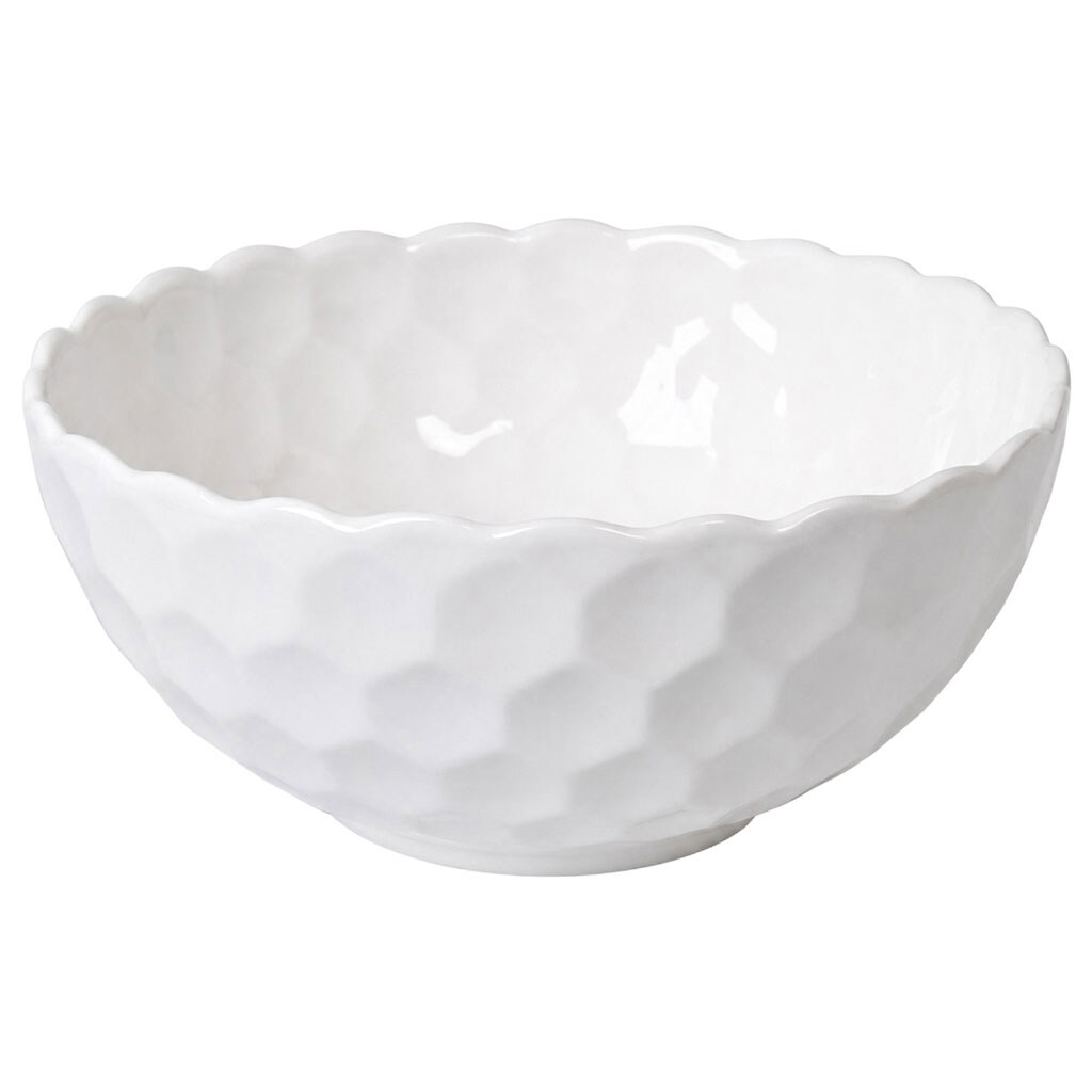Салатник скляний Vittora "Blanco Lava", d=140 мм - № 1 Салатник скляний Vittora "Blanco Lava", d=140 мм - № 1
