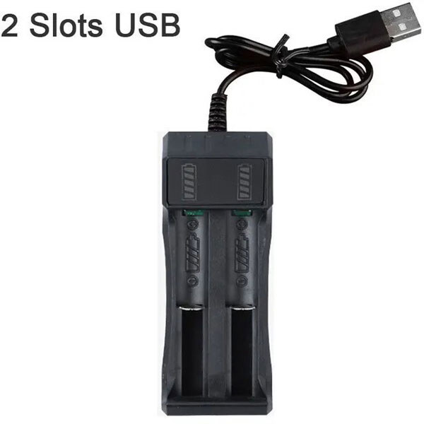 Зарядное устройство для аккумуляторов 18650 USB Charger 2X - № 1 Зарядное устройство для аккумуляторов 18650 USB Charger 2X - № 1