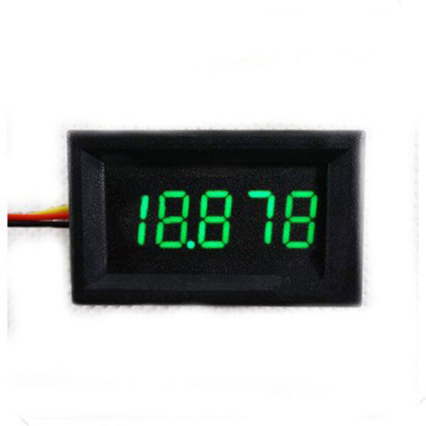 Вольтметр VM-5DIG-30VDC-BOX-GREEN - № 1 Вольтметр VM-5DIG-30VDC-BOX-GREEN - № 1