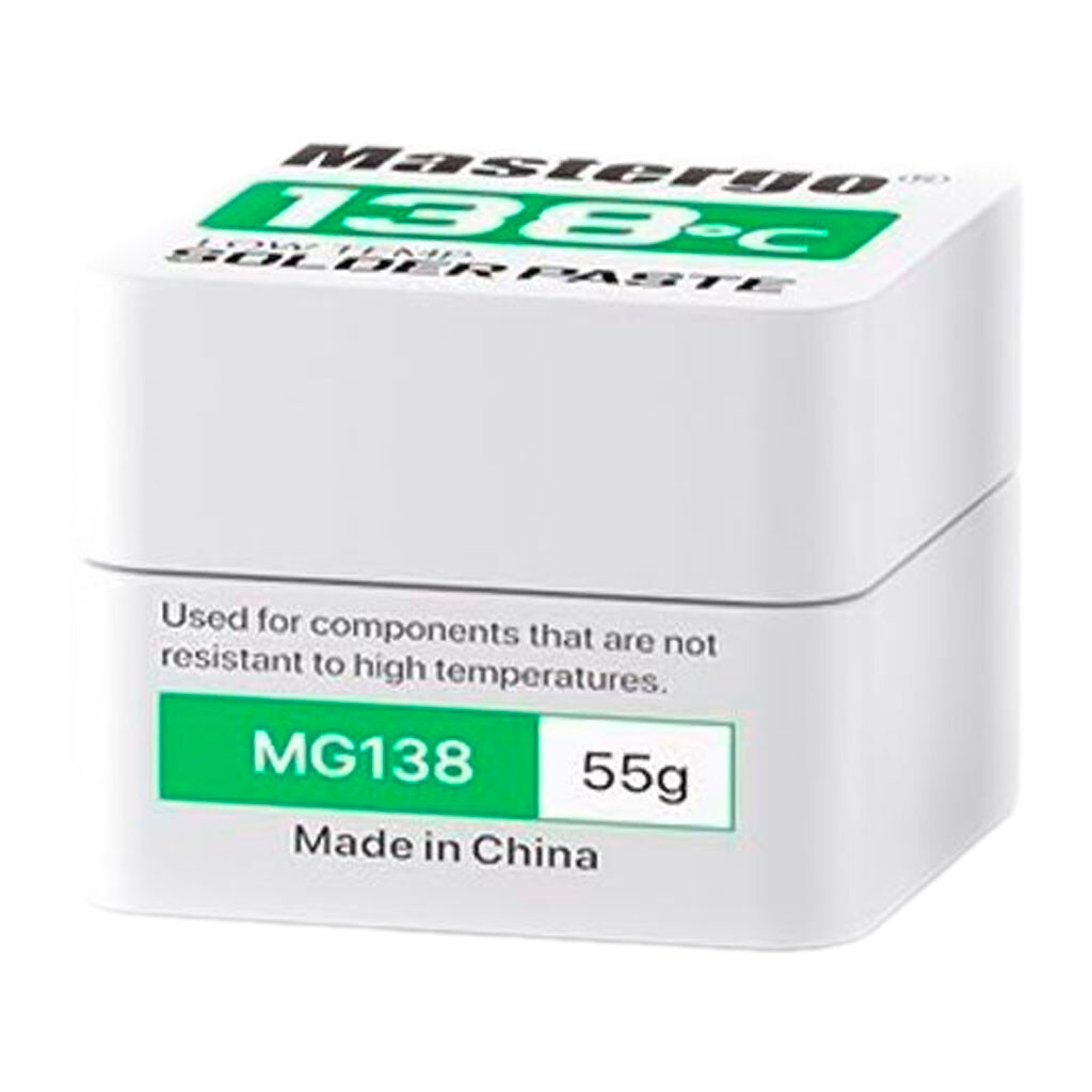Паяльная паста MasterGo MG138, 55 гр. - № 1 Паяльная паста MasterGo MG138, 55 гр. - № 1